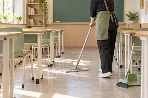 학원 청소 AI 예시